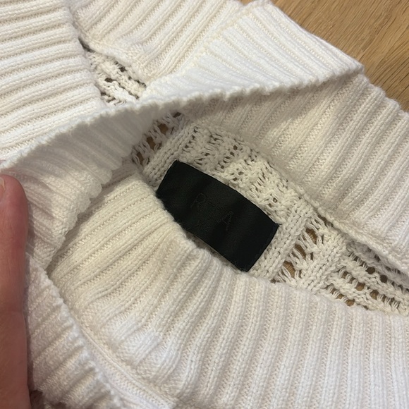 RtA White Off-Shoulder Sweater - Picture 5 of 8